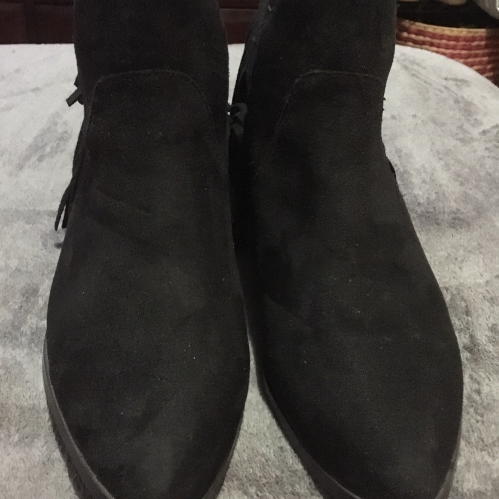 Black ankle boots